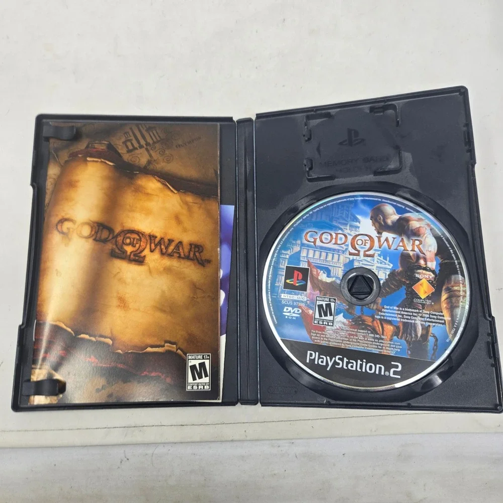 God of War Sony PlayStation 2 PS2 Black Label Complete CIB Kratos Action Game